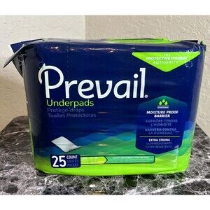 Prevail Total Care Disposable Underpad Fluff 23X36" - 25 Pads